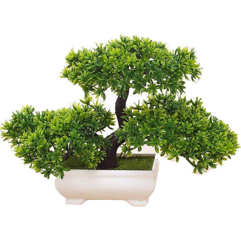 Künstlicher Bonsai-baum – Bonsai-baum Aus Kunststoff – Dekoration Für Büro, Fenster, Garten – 1 Stück