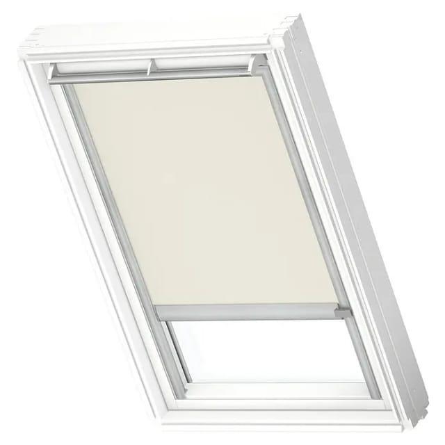Velux Verdunkelungsrollo DML P10 1085K mit Schiene Beige-Silber