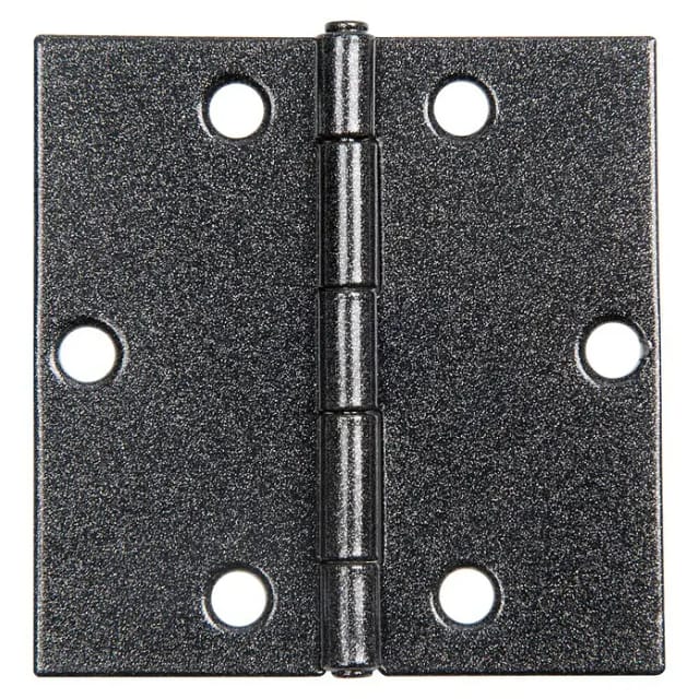Alberts Duravis Scharnier quadratisch Schwarzdiamant Duplexbesch. 60 x 60 x 1 mm