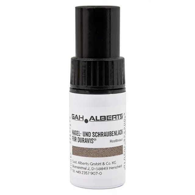 Alberts Duravis Nagel- und Schraubenlack Farbe Rostbraun Flasche 9 ml