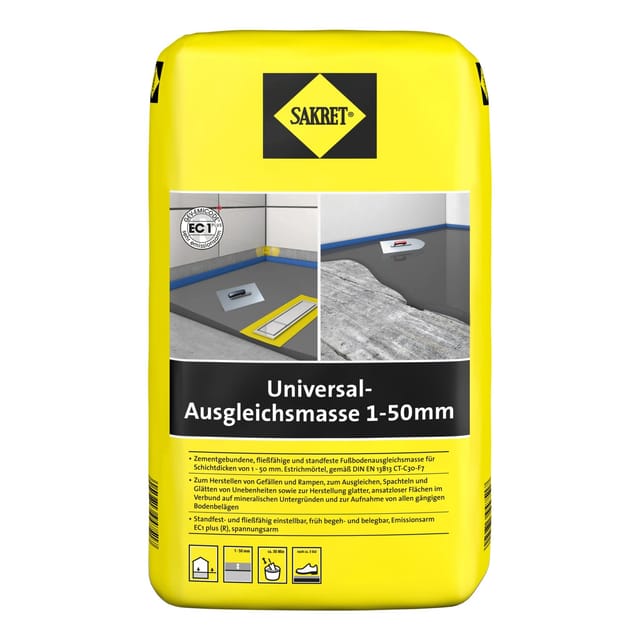 Universal-Ausgleichsmasse 1-50 mm 25 kg
