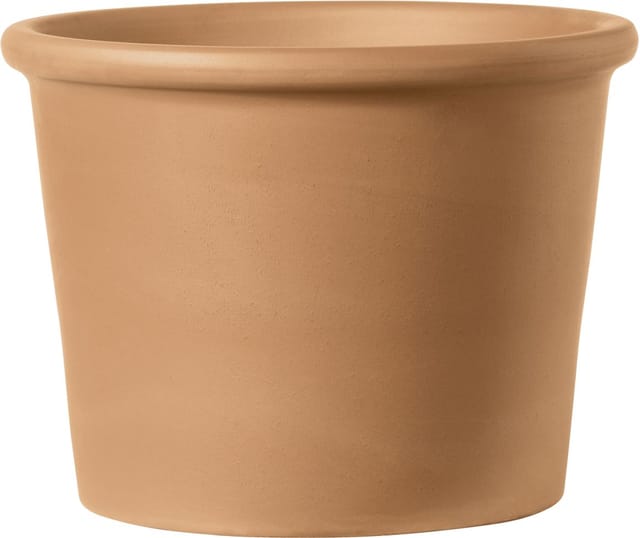 Deroma Pflanztopf Cilindro Bordato Ø 12 cm x 9 cm Cotto