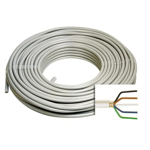 Emskabel Feuchtraumleitung NYM-J 5 x 1,5 mm² 100 m