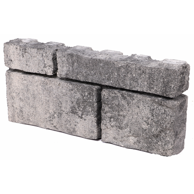 EHL Mauerstein Tribus Quada 40,2 cm x 18 cm x 6,7 cm Grau-Anthrazit-Nuanciert