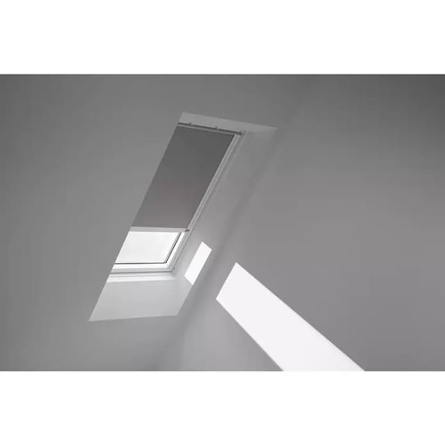 Velux Verdunkelungsrollo DML U10 0705KWL mit Schiene Grau-Weiß