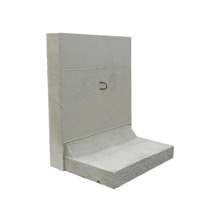 EHL Stützwinkel L-Stein 100 cm x 55 cm Sicht Lf.1 Wandstärke 12 cm