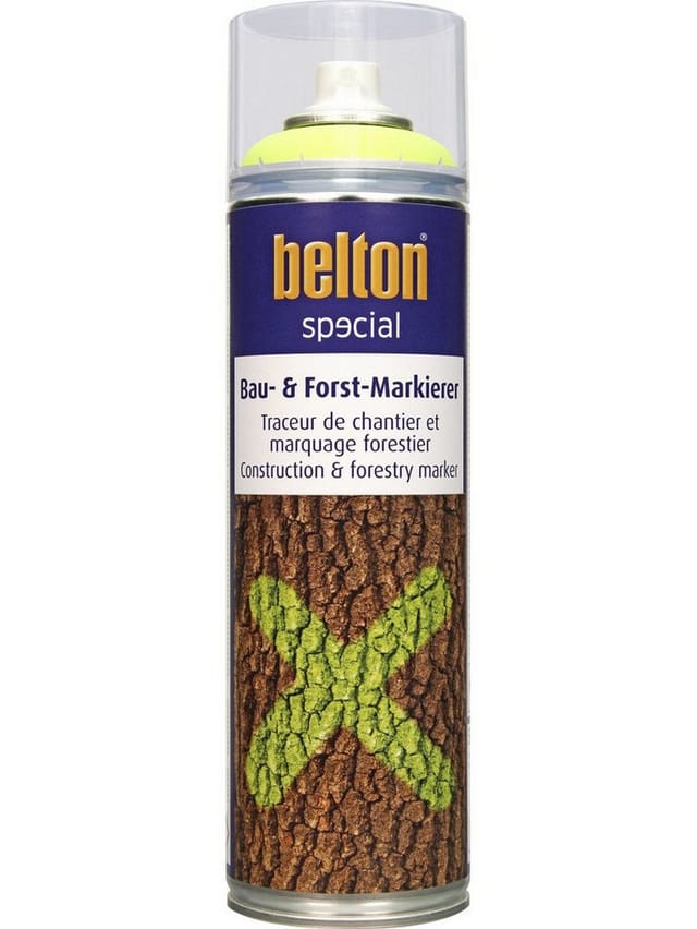Belton Special Bau- & Forst-Markierer Spray Neongelb seidenmatt 500 ml