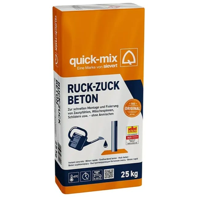 Quick-Mix Mörtel Ruck-Zuck Beton 25 kg