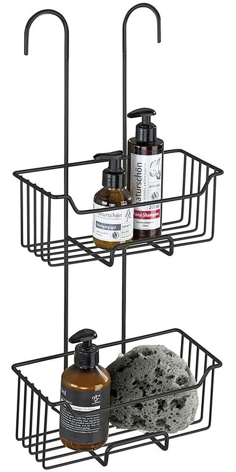 Wenko Thermostat-Dusch-Caddy Milo 2 Etagen Schwarz