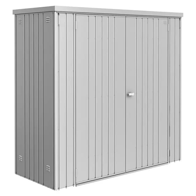 Biohort Geräteschrank 177 cm x 186 cm x 78 cm Silber-Metallic
