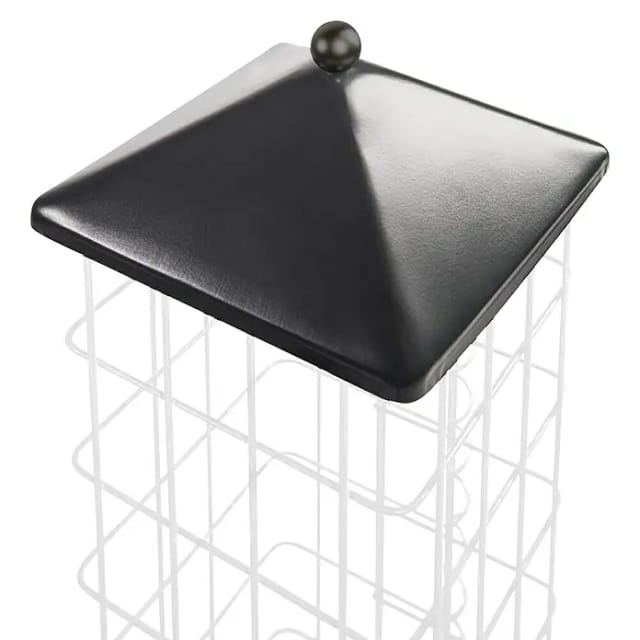 Gabiona Gabionen-Haube Anthrazit eckig 10 x 32,5 x 32,5 cm