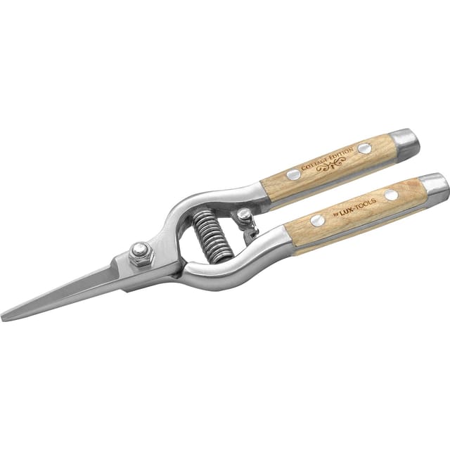 LUX-TOOLS Pflanzschere mit Holzgriff Cottage Edition 20 cm