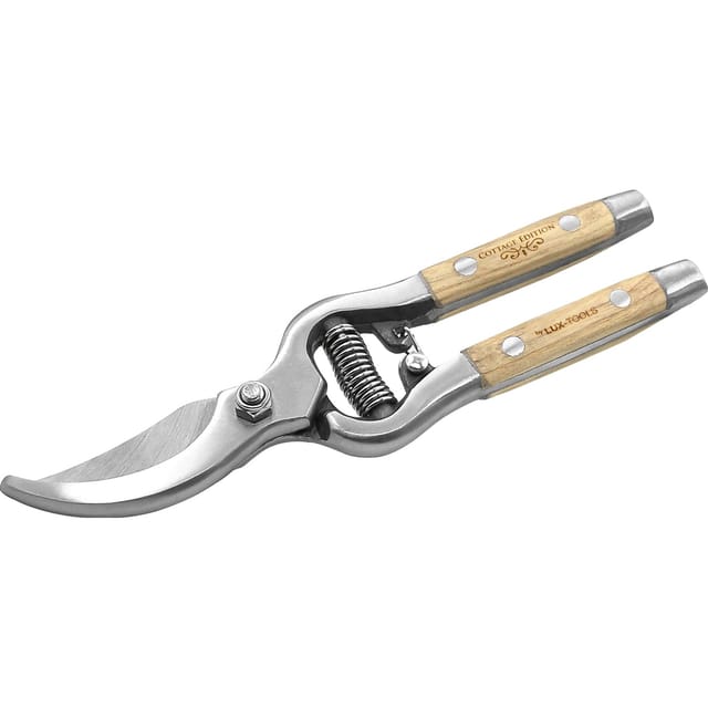 LUX-TOOLS Gartenschere mit Holzgriff Cottage Edition 20 cm
