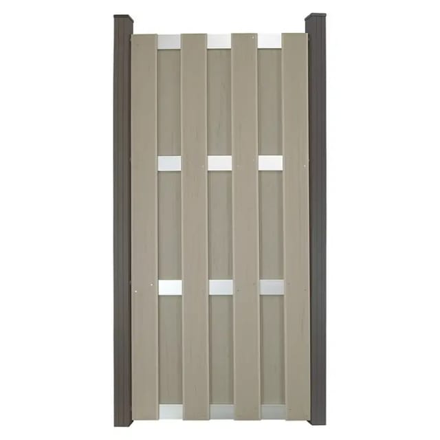 GroJa Fertigzaun Hochkant Bi-Color Sand 84,3 cm x 180 cm