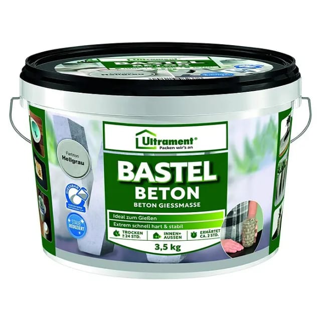 Ultrament Bastel Beton 3,5 kg Weiß