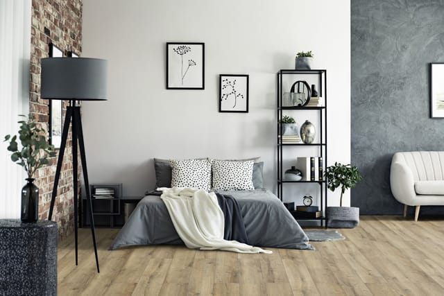 Classen Laminat 8 mm Wasserfest Oak Natural Grau