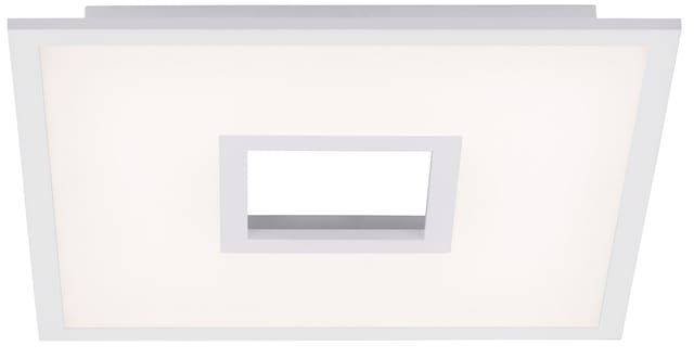 Just Light. LED-Deckenleuchte Recess Weiß CCT 45 x 45 cm