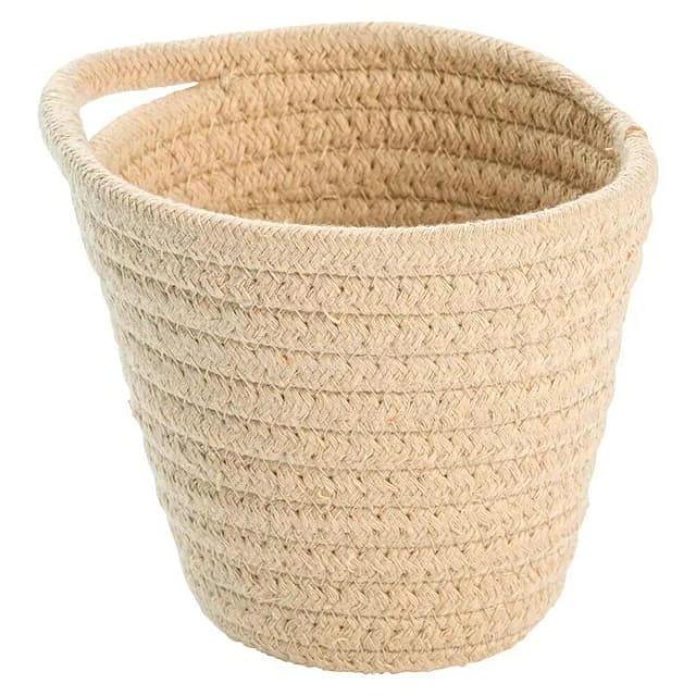 Wenko Aufbewahrungskorb Soria Beige Baumwolle 12.5 x 12 x 14.5 cm Beige