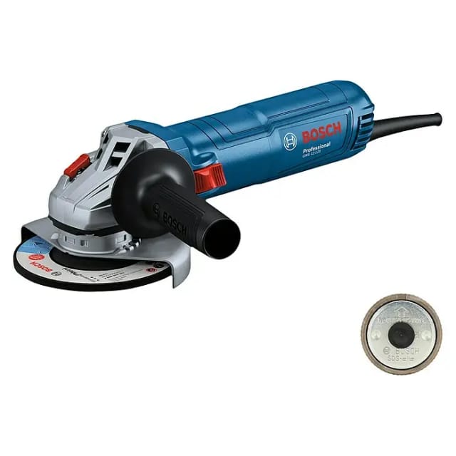 Bosch Professional Winkelschleifer GWS 12-125 Zusatzhandgriff + Überwurfmutter