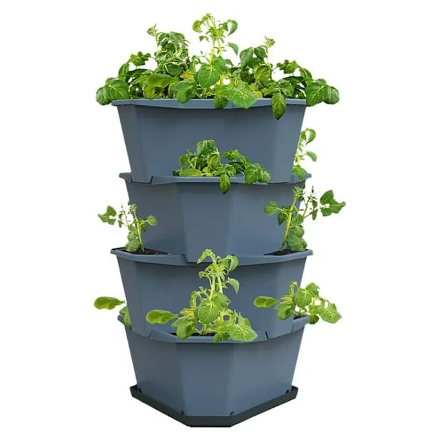 Gusta Garden Anzuchtsgefäß Paul Potato 56 L blau