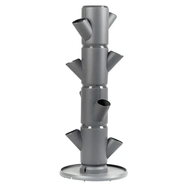 Gusta Garden Erdbeerturm Sissi Strawberry 10 L anthrazit