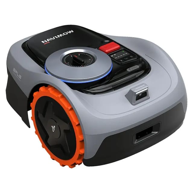 Segway Mähroboter Navimow ohne Begrenzungskabel i105E für Mähfläche 500 m² Grau
