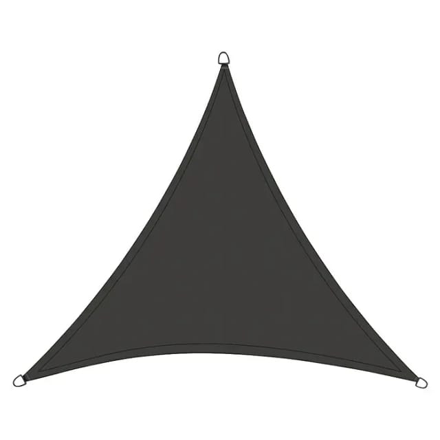 Siena Garden Solino Sonnensegel Grau 3-eckig, 3,6x3,6x3,6 m