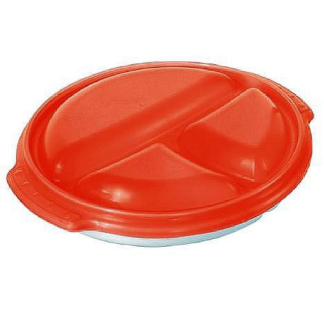 Rotho Mikrowellenteller Micro Clever 0,75, Papaya