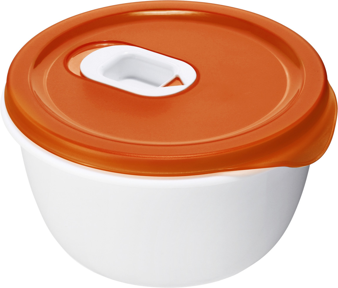 Rotho Mikrowellenschüssel Micro Clever 0,8, Papaya