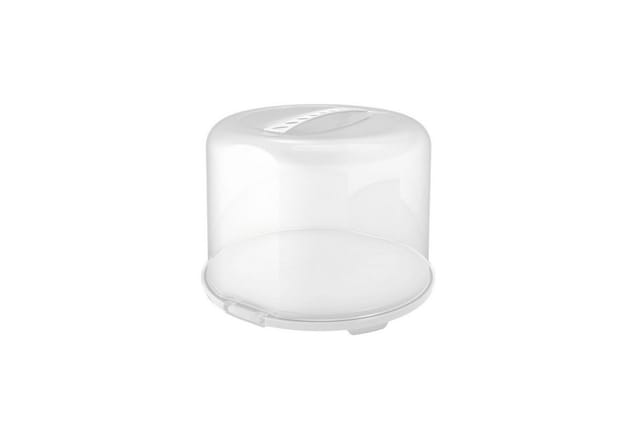 Rotho Tortenglocke Fresh XL 26 cm Weiß-Transparent