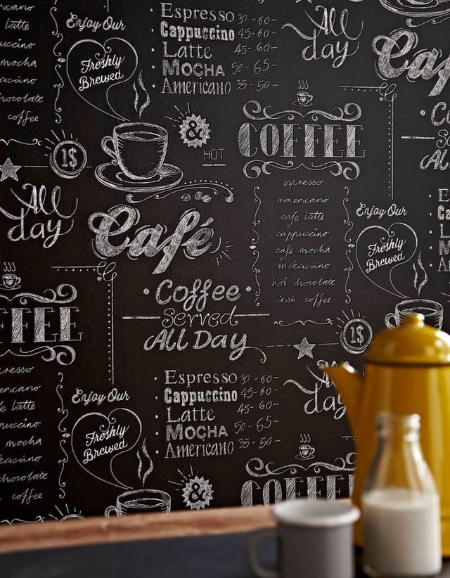 Superfresco Easy Vliestapete Coffee Shop 10,05 x 0,52 m