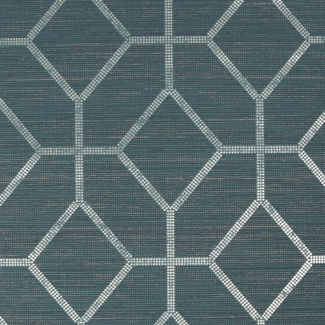 Boutique Vliestapete Asscher Geo Teal 10,05 x 0,52 m