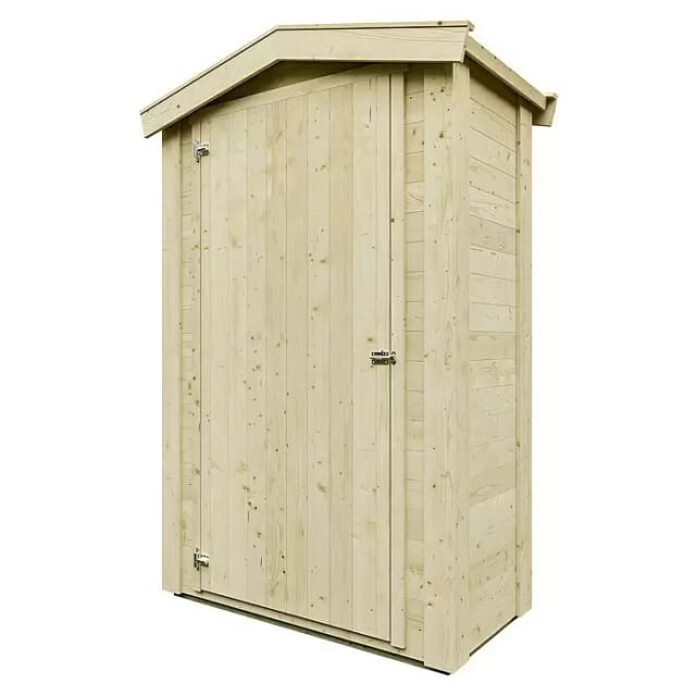 Kiehn-Holz Gerätehaus KH 16-005 Natur Unbehandelt 120 cm x 60 cm