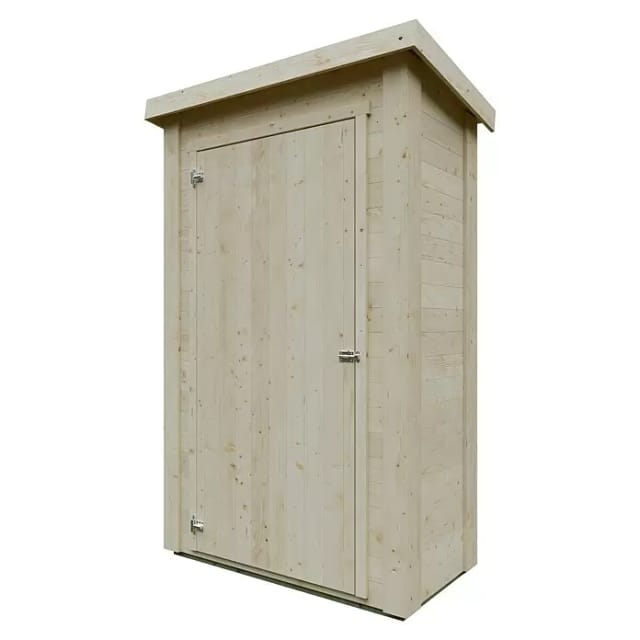 Kiehn-Holz Gerätehaus KH 16-010 Natur Unbehandelt 120 cm x 60 cm