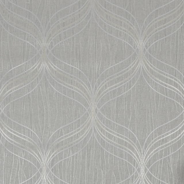 Boutique Vliestapete Optical Geo Silver 10,05 x 0,52 m