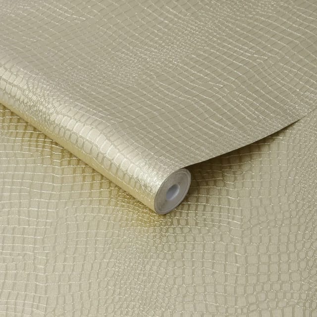 Superfresco Easy Vliestapete Reptile Gold 10,05 x 0,52 m