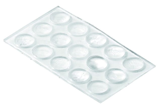 Hettich Anschlagdämpfer Ø 2,5 mm Transparent Selbstklebend