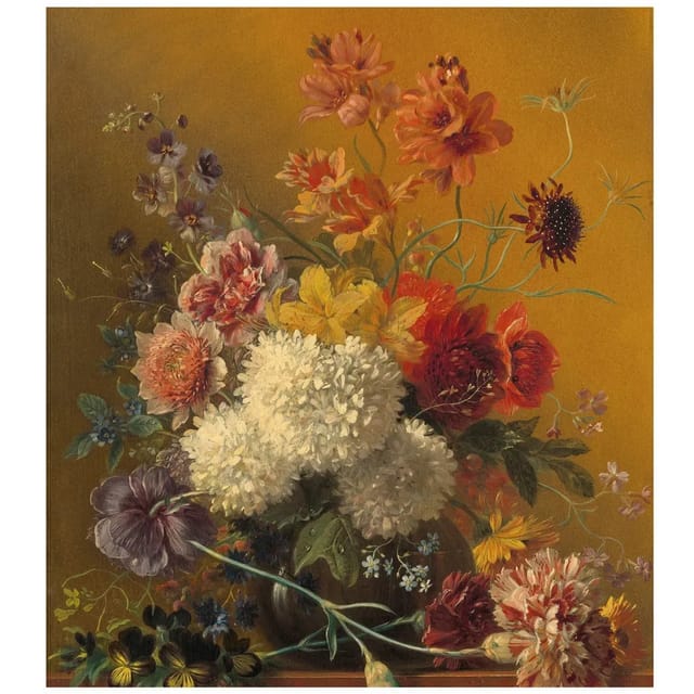 Art for the Home Fototapete Quinty flowers 280 x 250 cm