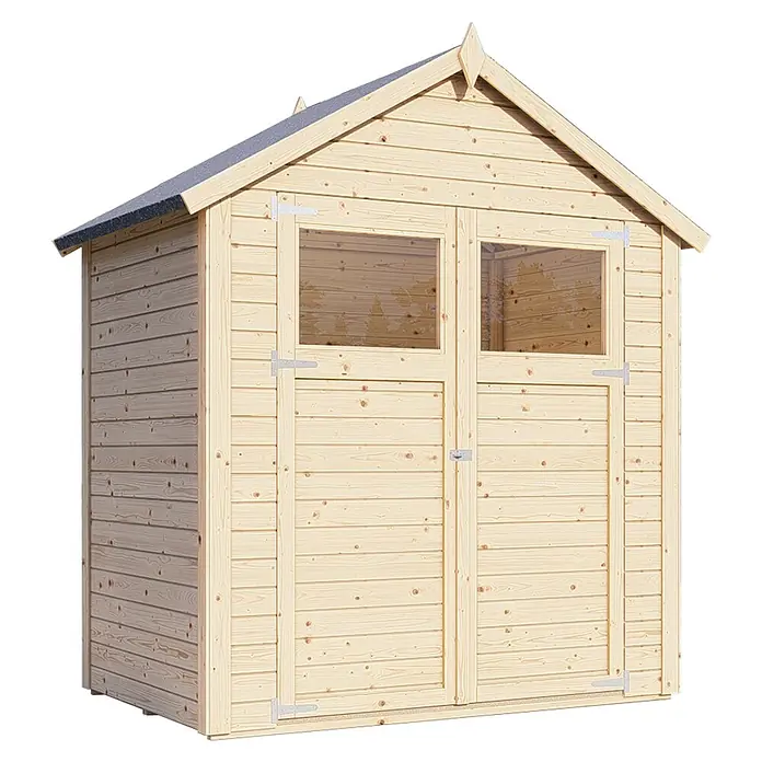 Bertilo Holz-Gartenhaus Sylt 180 cm x 121 cm Natur FSC®