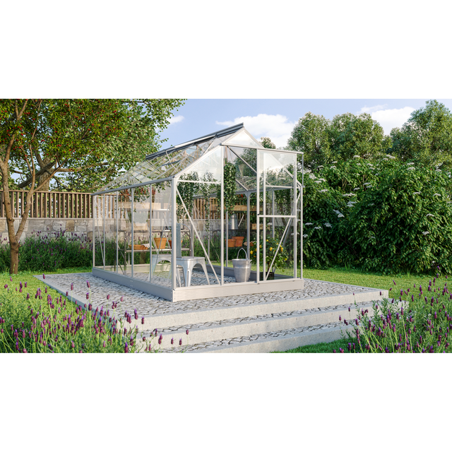 Vitavia Gewächshaus Triton 6200 Alu 6,2 m² inkl. Fundamentrahmen