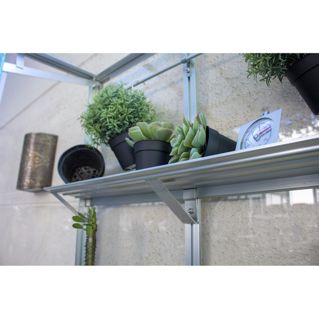 Vitavia Polis Balkongewächshaus 350 Alu ESG Stahlfundament 81,2x42,8x165,5 cm