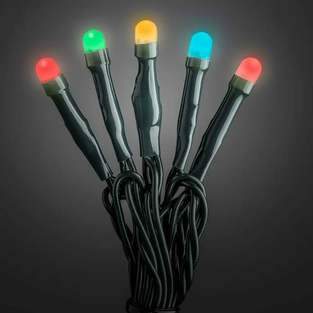 Konstsmide Micro LED Lichterkette gefrostet 100 Dioden Bunt