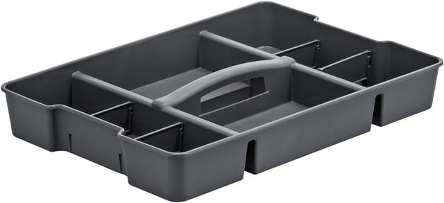 Rotho Organizer Evo für 65, Boxen Anthrazit