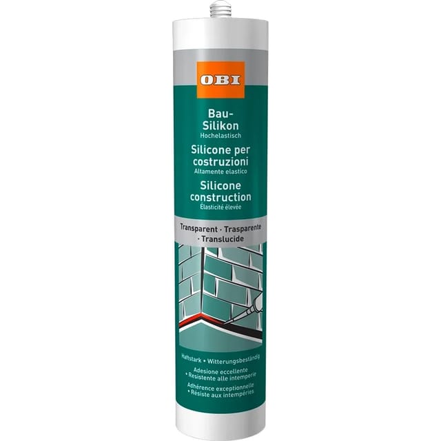 OBI Bau-Silikon Transparent 310 ml