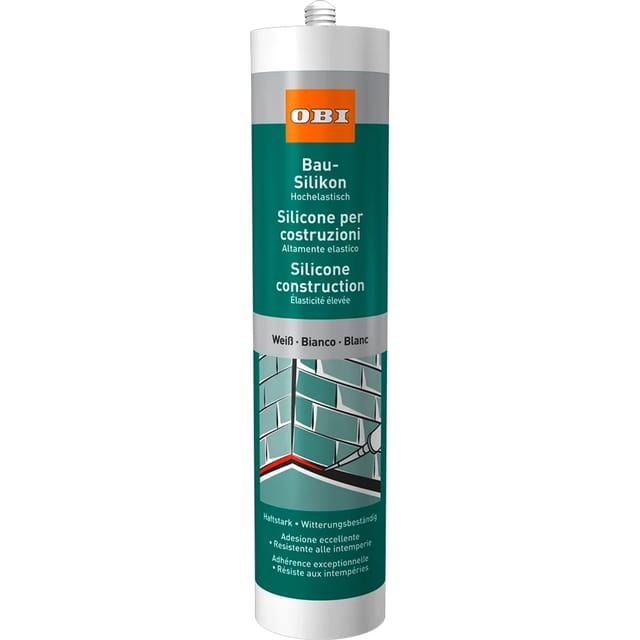 OBI Bau-Silikon Weiß 310 ml