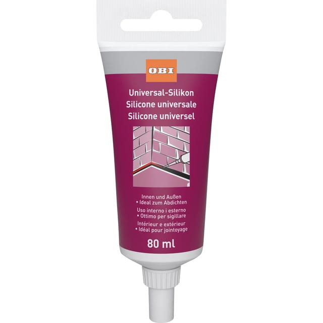 OBI Universal-Silikon Weiß 80 ml