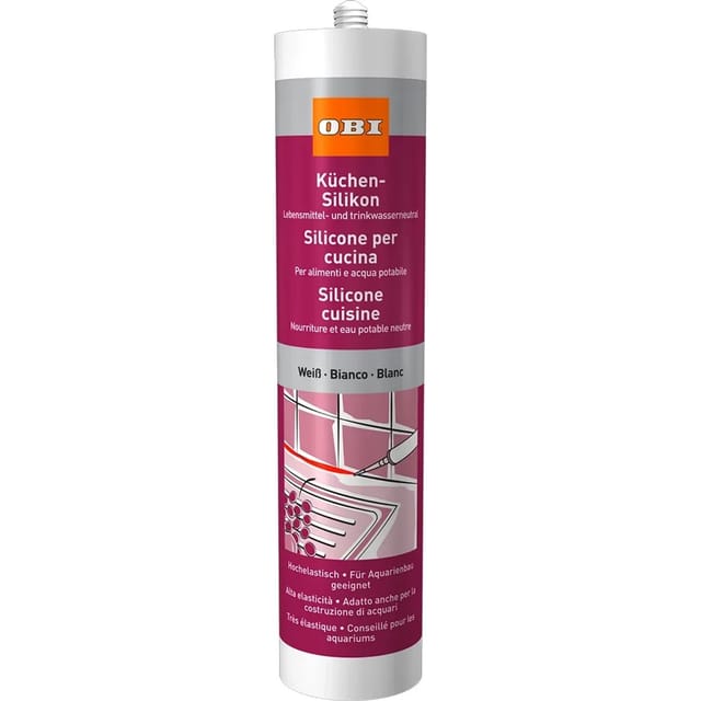 OBI Küchen-Silikon Weiß 310 ml
