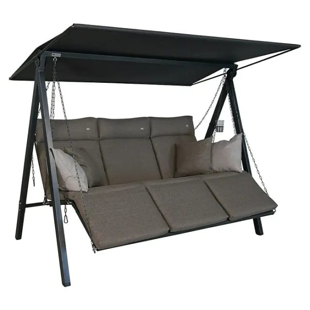 Angerer Hollywoodschaukel 3-Sitzer Lounge Smart Olive