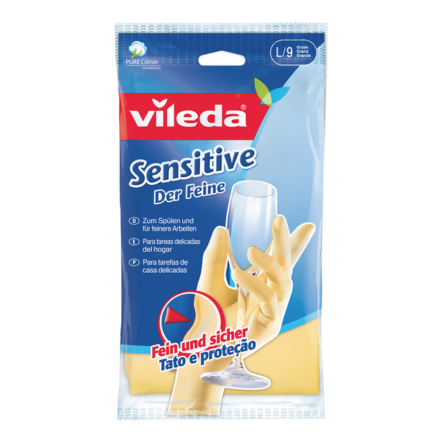 Vileda Haushaltshandschuhe Der Feine / Sensitive L