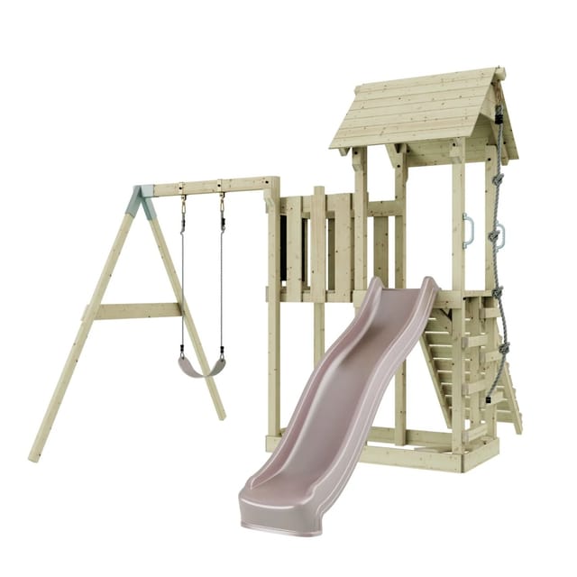 PolarPlay Kinderschaukel Bergen Altrosa